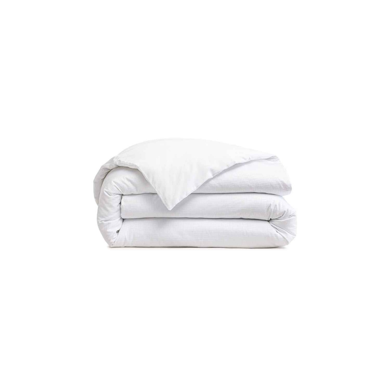 Hugo Boss Σετ σεντόνια 240x300εκ./270x300εκ. & 2 μαξιλαροθήκες 50x75εκ. Λευκό σειρά Lattice Σεντόνια