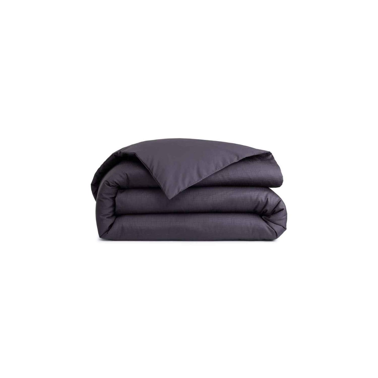 Hugo Boss Σετ σεντόνια 240x300εκ./270x300εκ. & 2 μαξιλαροθήκες 50x75εκ. Ανθρακί σειρά Lattice Σεντόνια