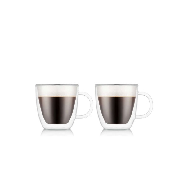 Bodum Σετ 2 τεμ. φλιτζάνια espresso double wall 150ml Transparent σειρά Bistro Bodum Σετ 2 τεμ. φλιτζάνια espresso double wall 150ml Transparent σειρά Bistro