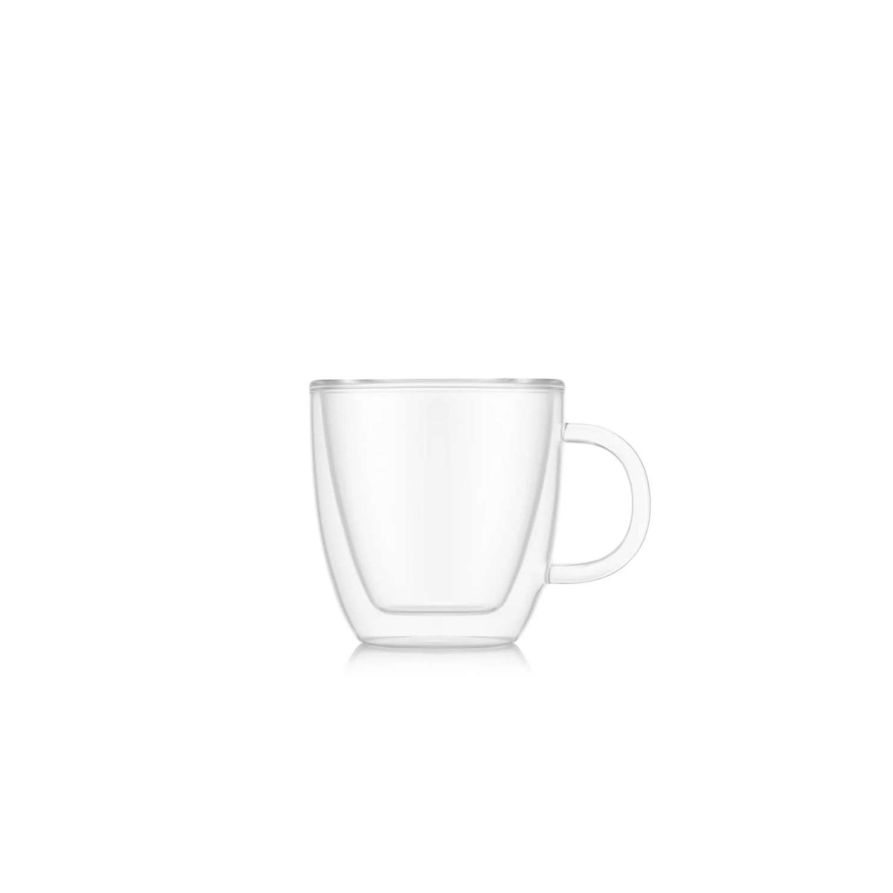 Bodum Σετ 2 τεμ. φλιτζάνια espresso double wall 150ml Transparent  σειρά σειρά Bistro Κούπες/Φλυτζάνια