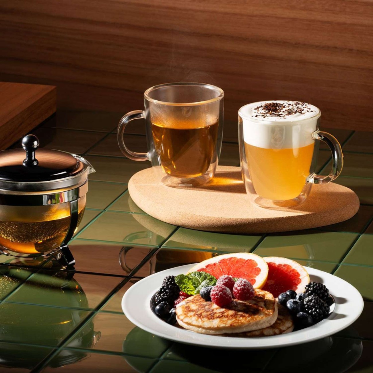 Bodum Σετ 2 τεμ. κούπες double wall 350ml Transparent  σειρά σειρά Bistro Κούπες/Φλυτζάνια