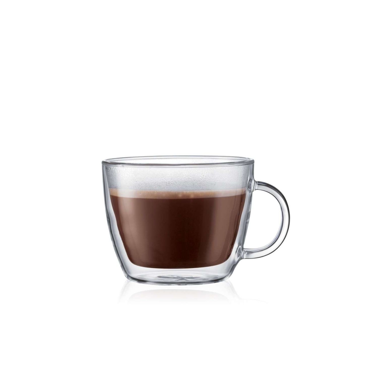 Bodum Σετ 2 τεμ. φλιτζάνια latte double wall 450ml Transparent  σειρά σειρά Bistro Κούπες/Φλυτζάνια