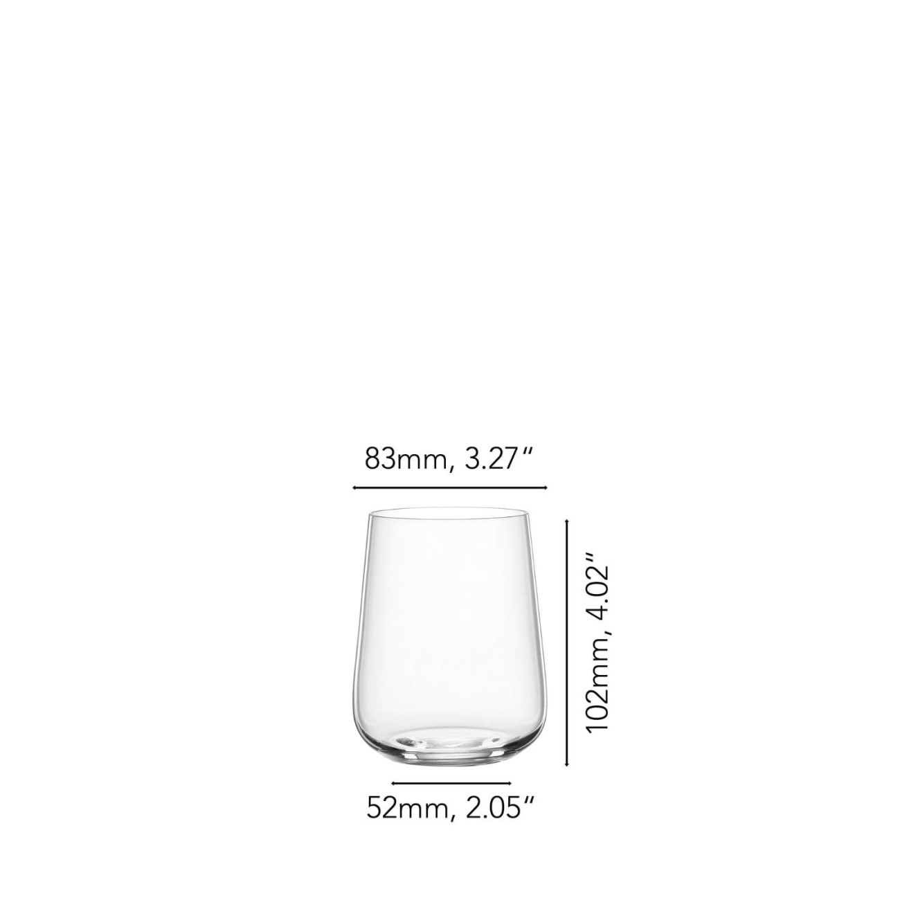Nachtmann Σετ 4 τεμ. ποτήρια χωρίς πόδι 430ml σειρά Vinova Ποτήρια Νερού/Αναψυκτικού