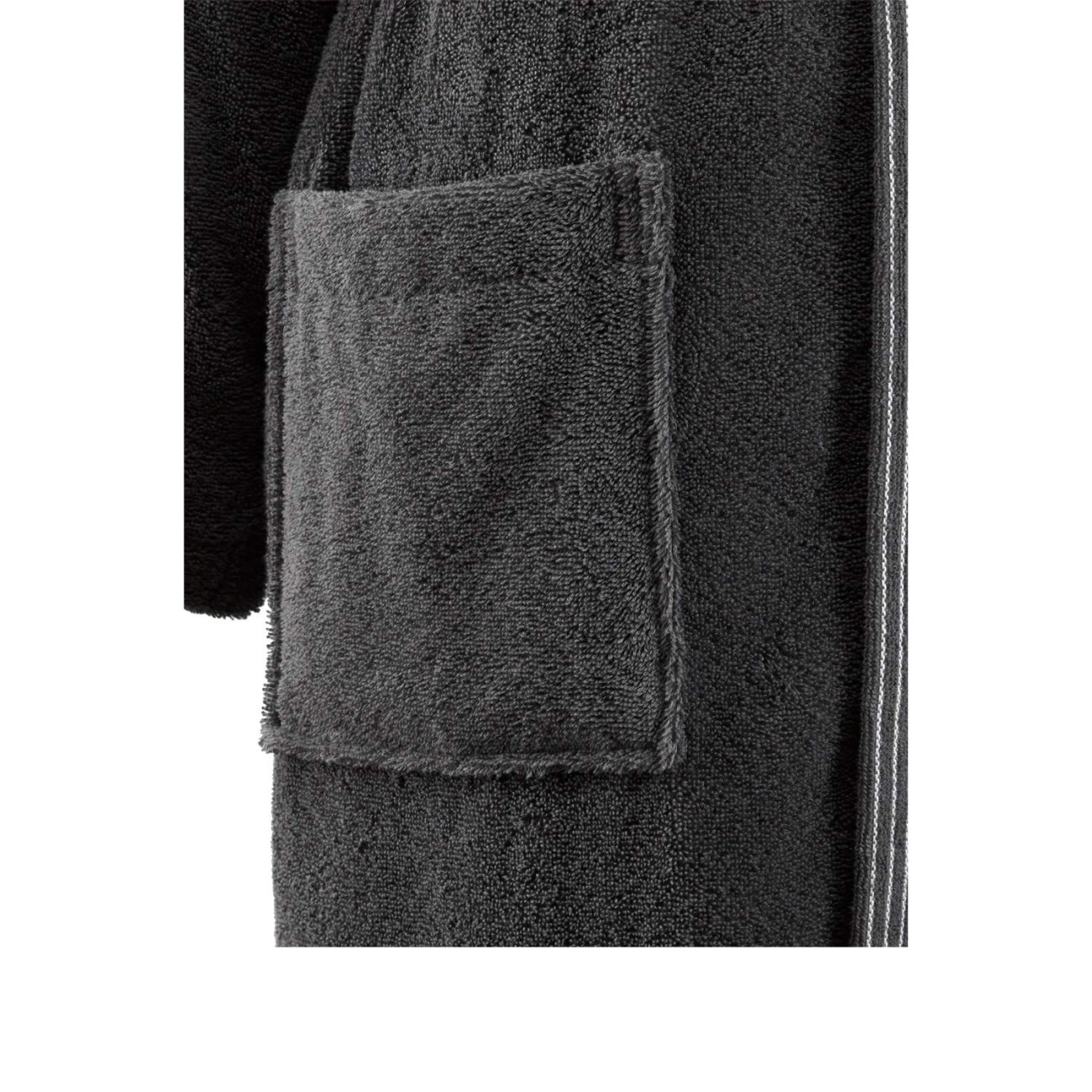 Hugo Boss Μπουρνούζι Small 400gsm ανθρακί σειρά Edge Μπουρνούζια