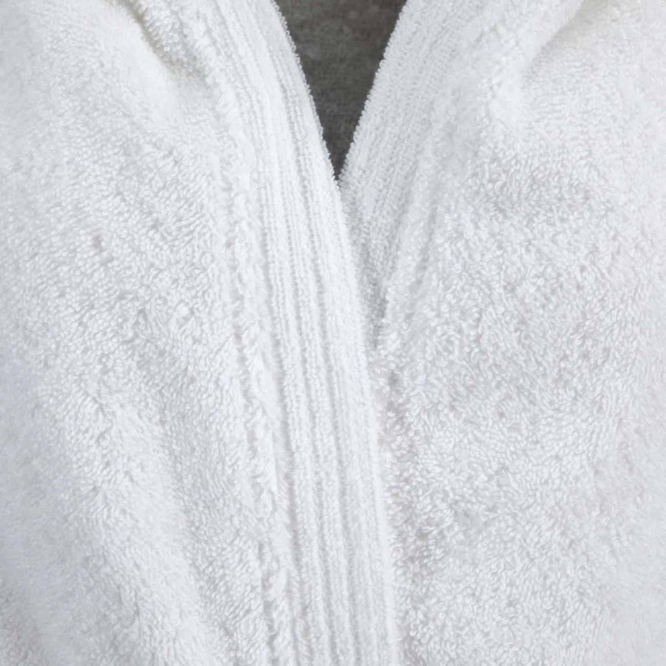 Hugo Boss Μπουρνούζι με κουκούλα Large 400gsm λευκό σειρά Edge Μπουρνούζια
