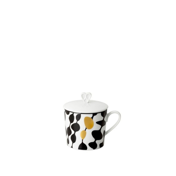 Rosenthal Κούπα 0,38 λτ. με καπάκι Bubbles σειρά Home Monochrome Rosenthal Κούπα 0,38 λτ. με καπάκι Bubbles σειρά Home Monochrome