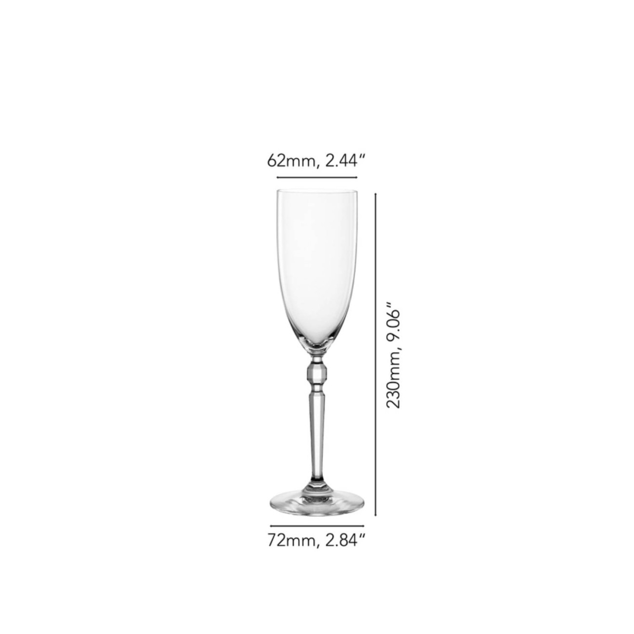 Nachtmann Σετ 2 τεμ. ποτήρια σαμπάνιας/ούζου 230 ml σειρά Heritage Ποτήρια Σαμπάνιας