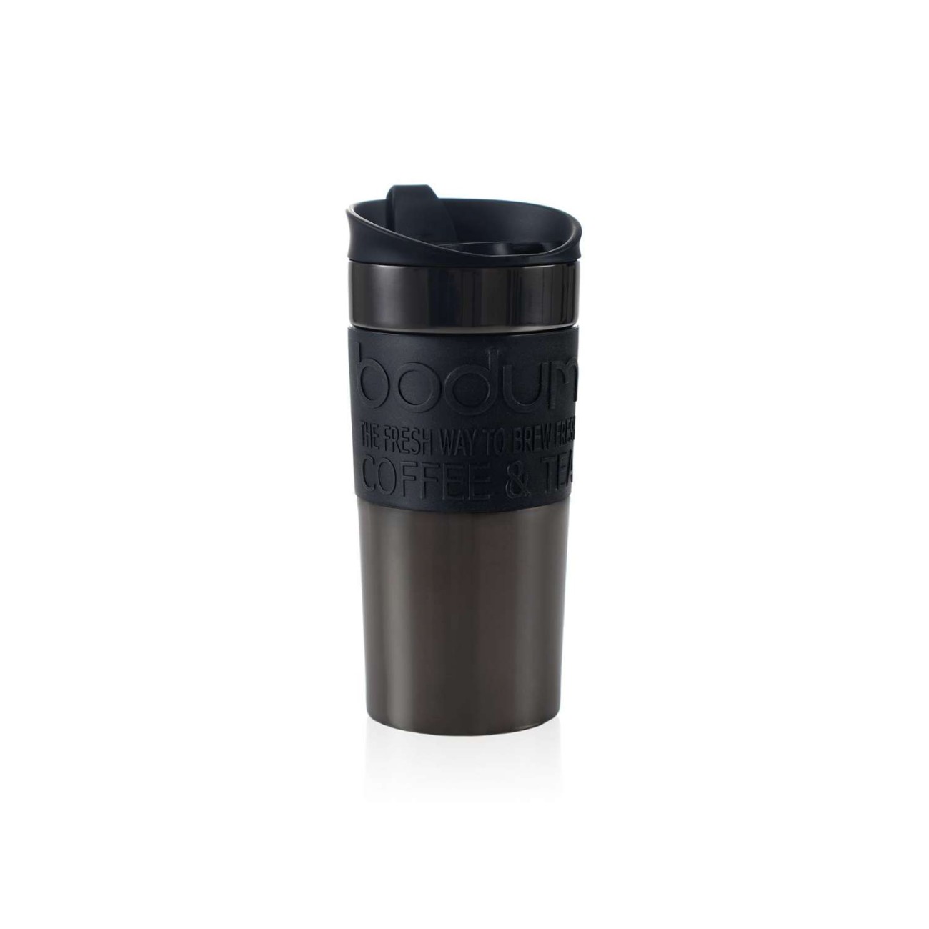 Bodum Κούπα ισοθερμική ανοξείδωτη 350ml Gun Metal  σειρά TRAVEL σειρά Mug Θερμός Κανάτες/Κούπες