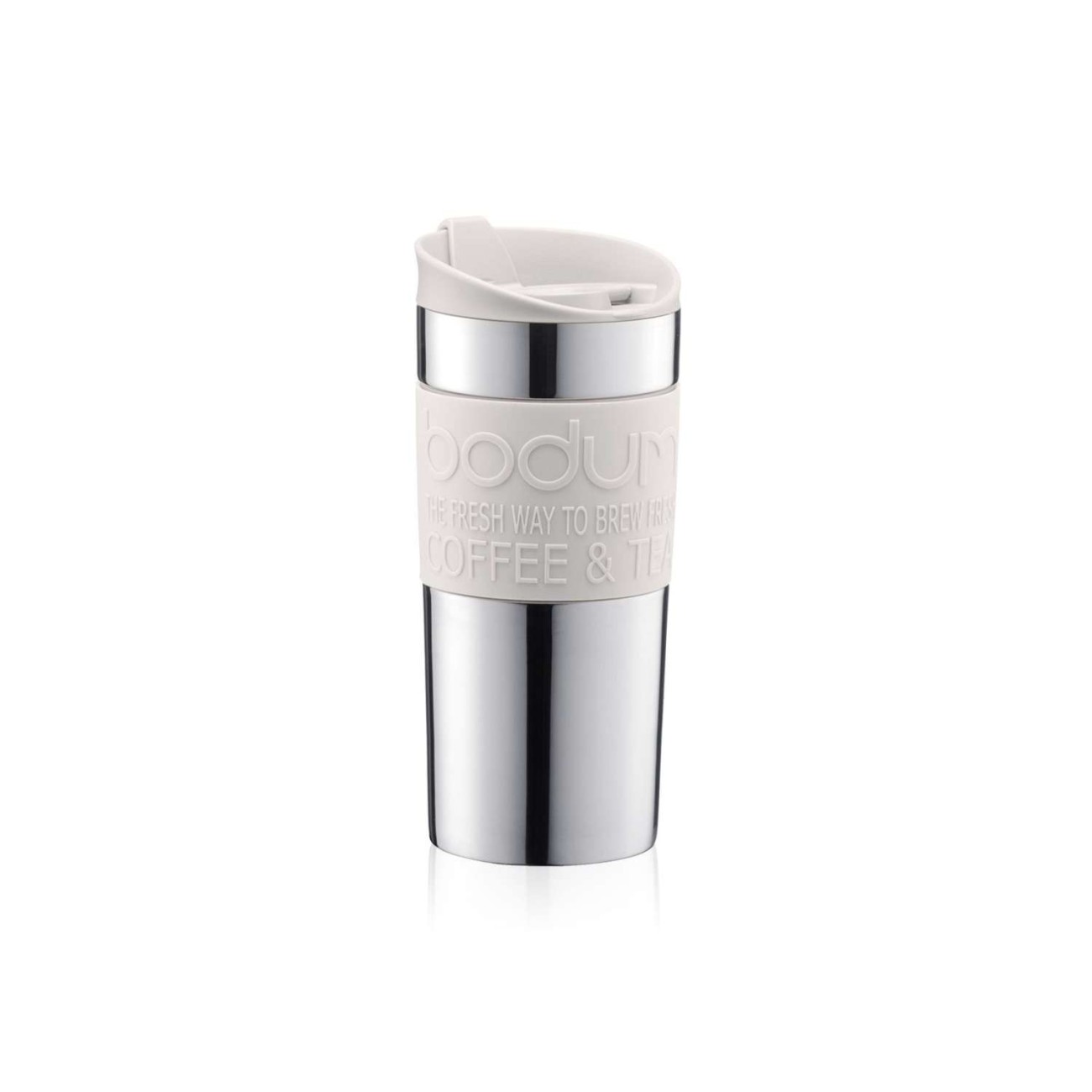 Bodum Κούπα ισοθερμική ανοξείδωτη 350ml White  σειρά TRAVEL σειρά Mug Θερμός Κανάτες/Κούπες