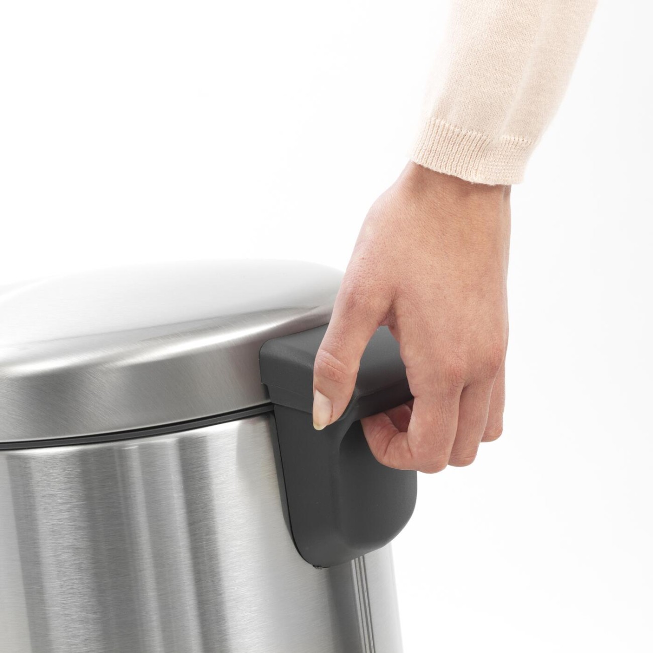 Brabantia Δοχείο απορριμάτων 12 λτ. Matt Steel σειρά New Icon Κάδοι Κουζίνας