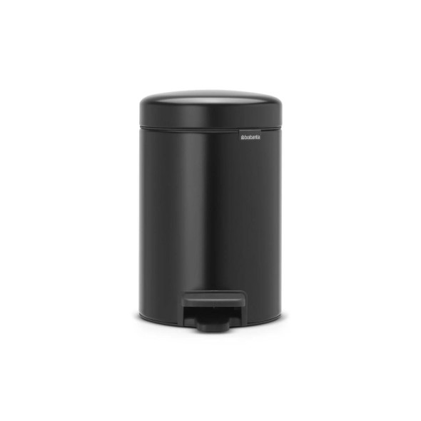 Brabantia Δοχείο απορριμάτων 3 λτ. Matt Black σειρά New Icon