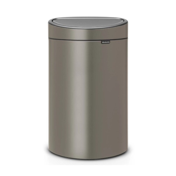 Brabantia Δοχείο απορριμάτων 40lt. Platinum σειρά Touch Bin New