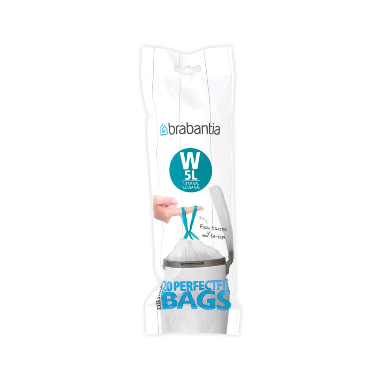 Brabantia Σακούλες Code W 5 λτ. (20 τεμ.) Κάδοι Απορριμμάτων 