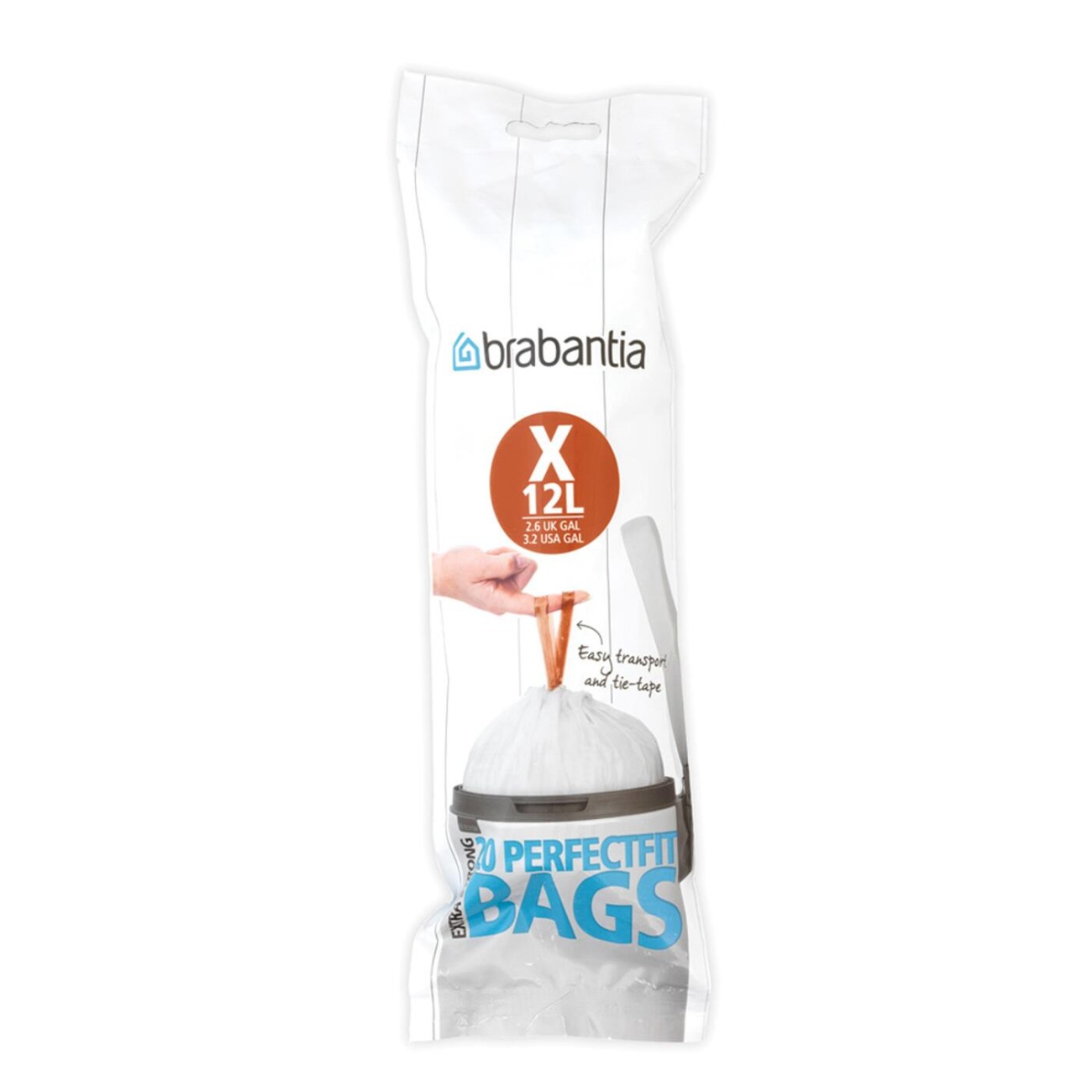 Brabantia Σακούλες Code X 10-12 λτ. (20 τεμ.) Κάδοι Κουζίνας