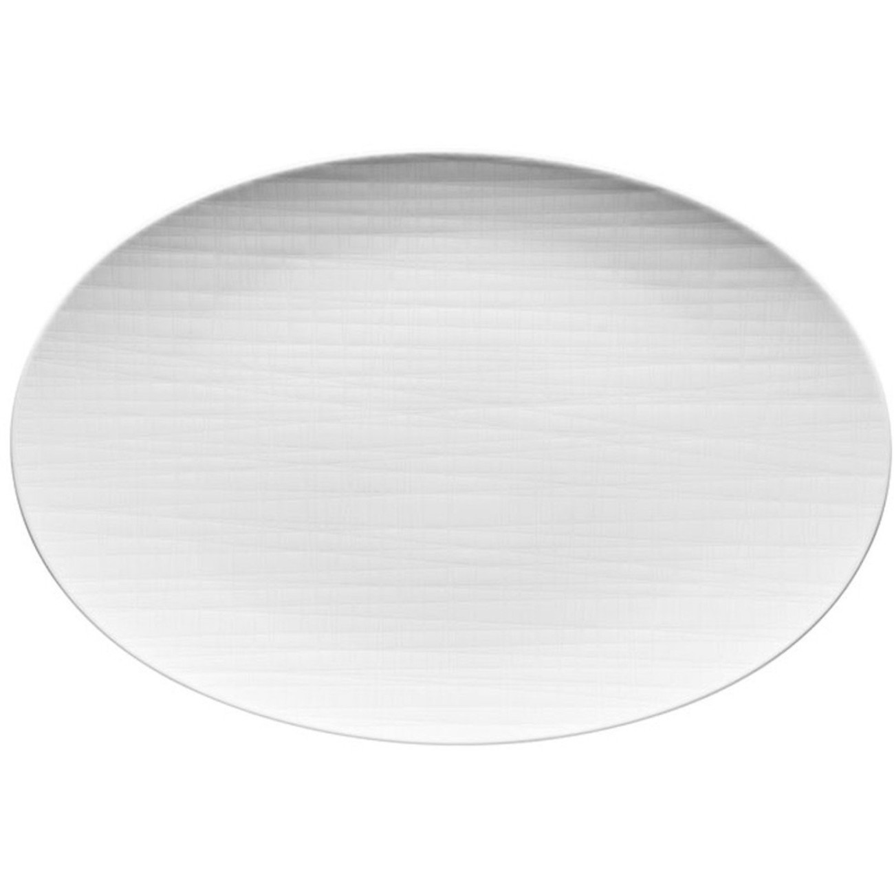 Rosenthal Πιατέλα οβάλ 34 εκ. σειρά Mesh White Πιατέλες Σερβιρίσματος