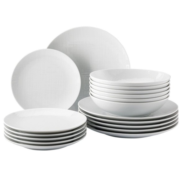 Rosenthal Σετ φαγητού 18 τεμ. σειρά Mesh White Rosenthal Σετ φαγητού 18 τεμ. σειρά Mesh White