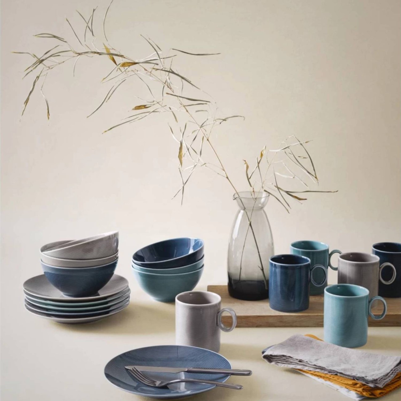 Thomas Πιάτο φαγητού 28 cm Moon Grey σειρά Loft Colors Loft by Thomas