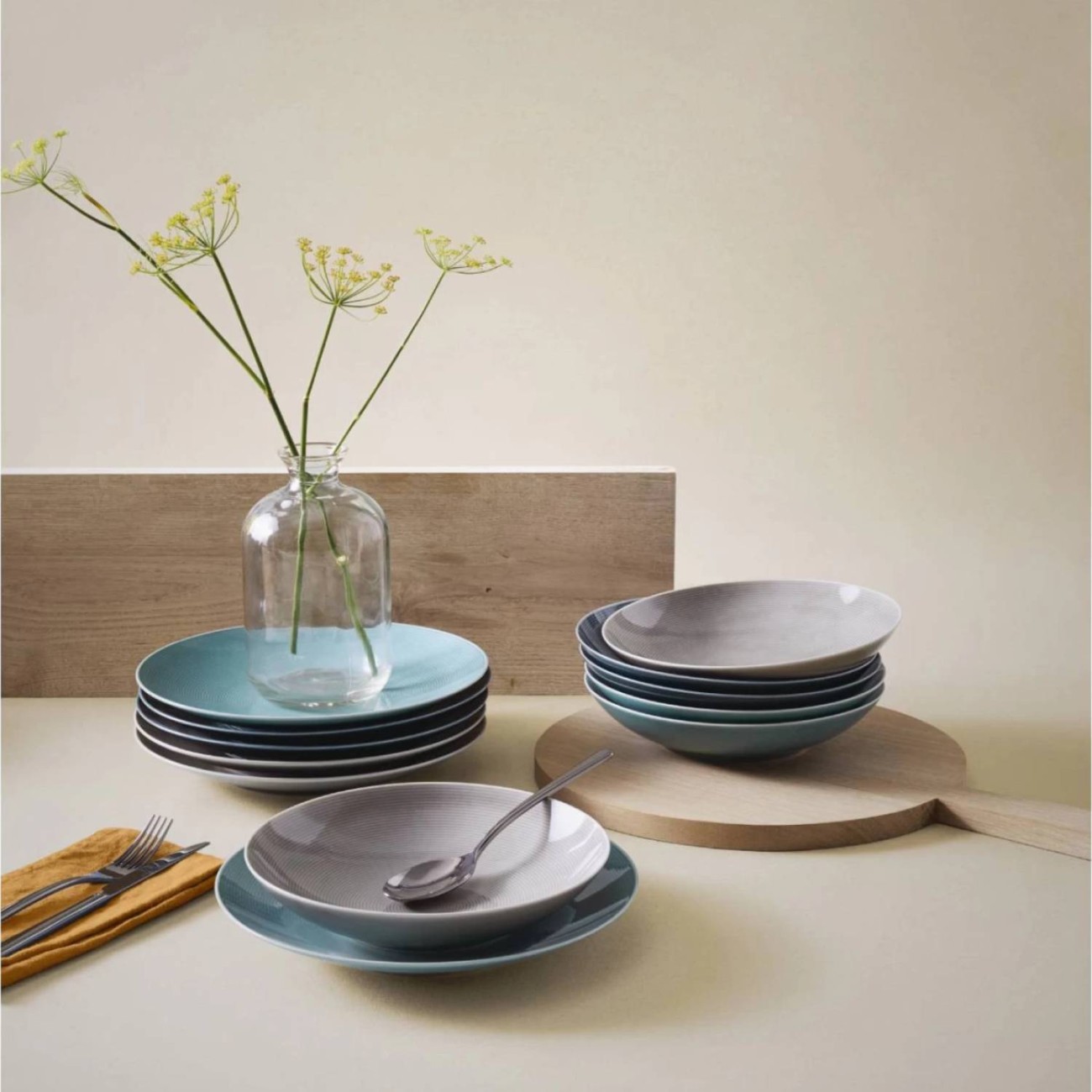 Thomas Πιάτο φαγητού 28 cm Moon Grey σειρά Loft Colors Loft by Thomas