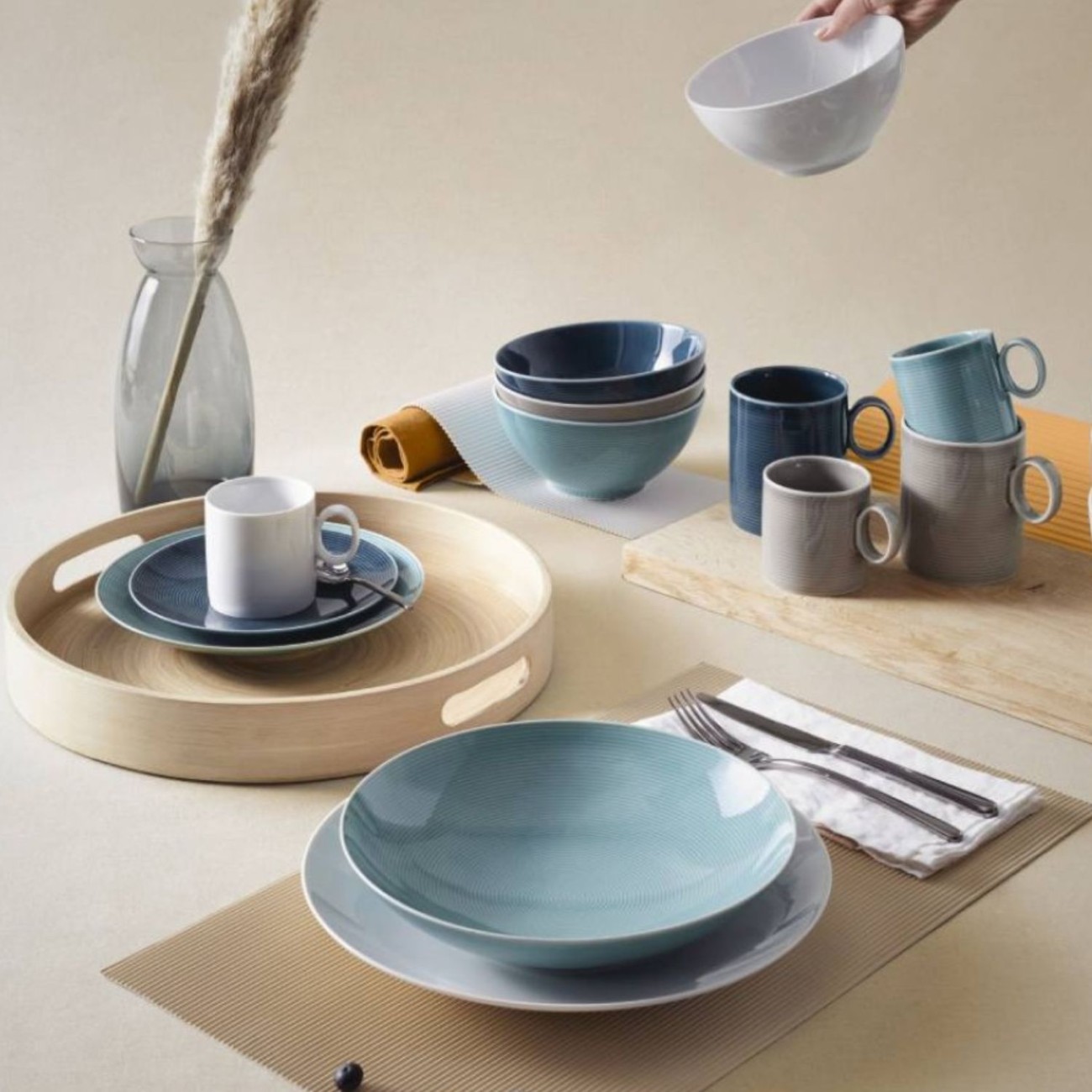 Thomas Πιάτο 18 cm τσαγιού Ice Blue σειρά Loft Colors Loft by Thomas