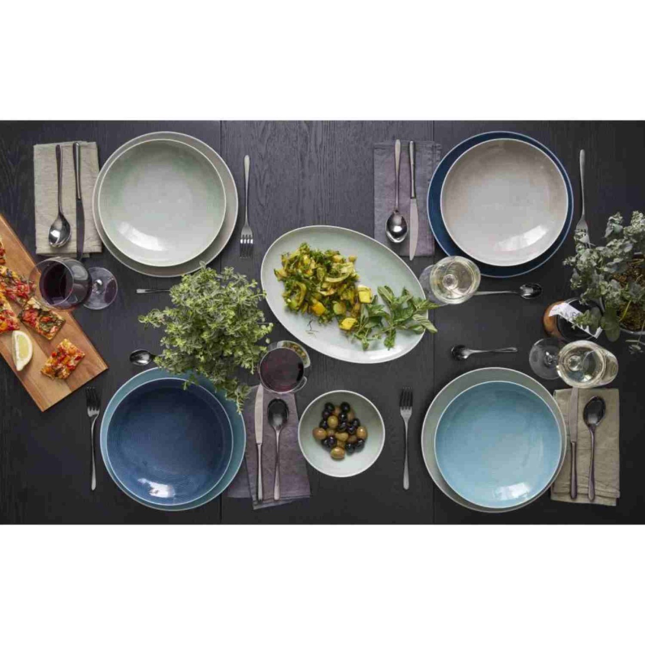 Thomas Πιάτο φρούτου 22 cm Moss Green σειρά Loft Colors Loft by Thomas