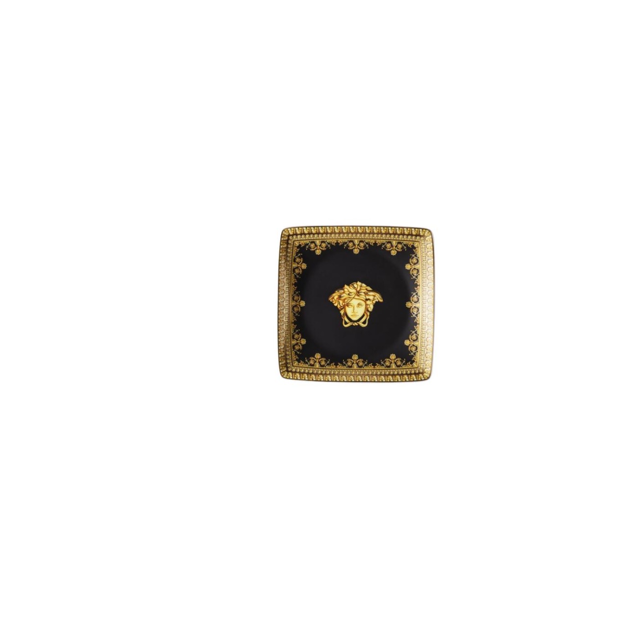 Rosenthal/Versace Πιάτο 12Χ12 εκ. σειρά Baroque Nero Best Sellers