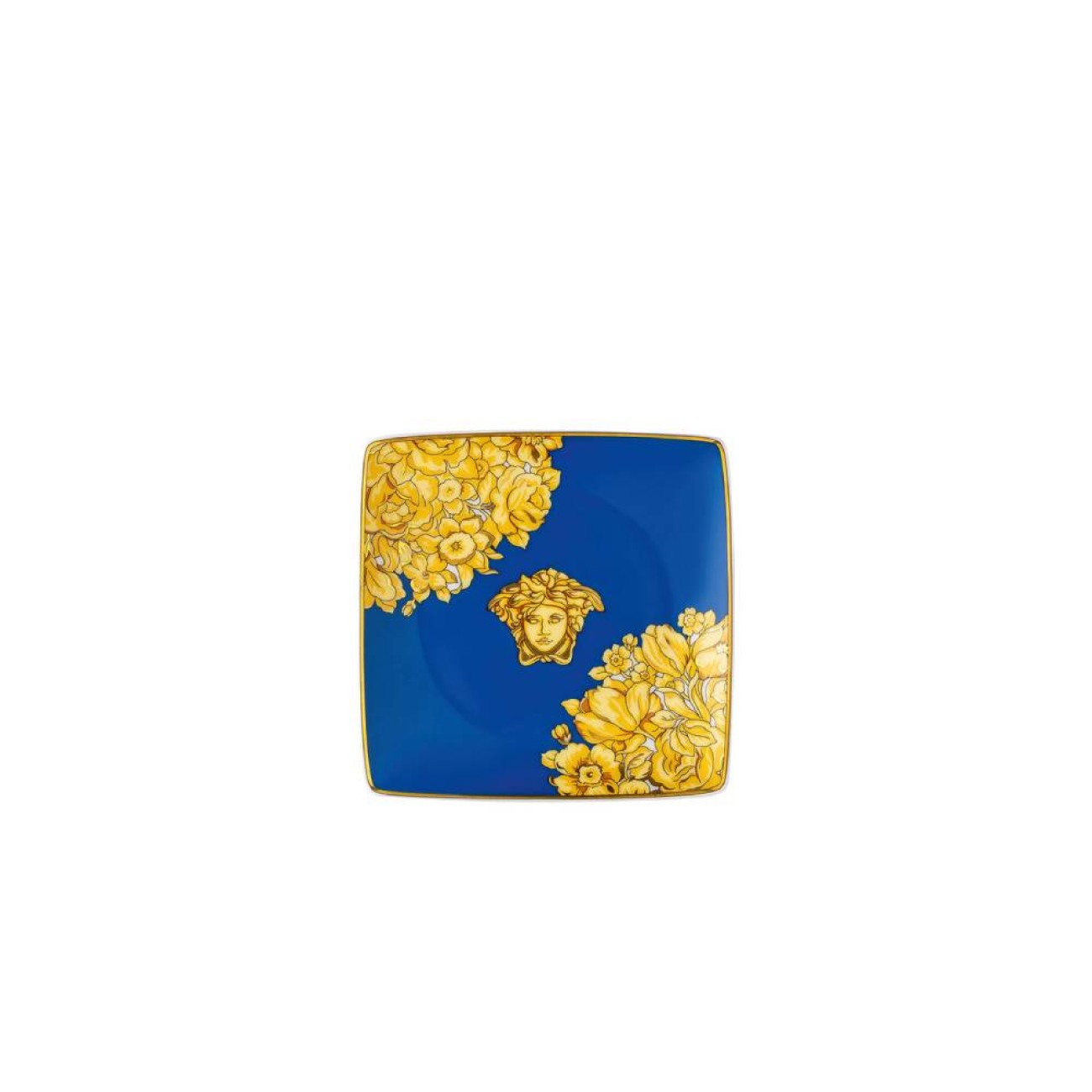 Rosenthal/Versace Πιάτο 12x12εκ. σειρά Medusa Rhapsody Blue Medusa Rhapsody by Rosenthal/Versace