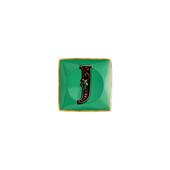 Rosenthal/Versace Πιάτο 12x12 εκ. J σειρά Holiday Alphabet 
