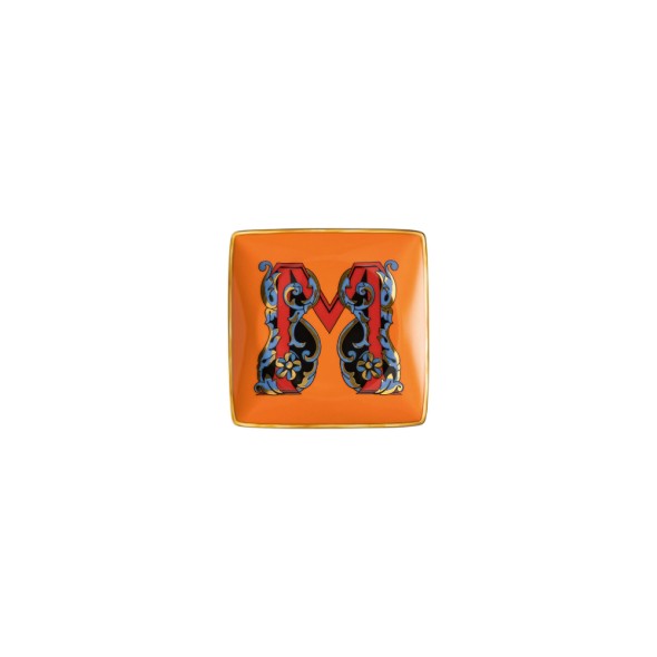 Rosenthal/Versace Πιάτο 12Χ12 εκ. M σειρά Holiday Alphabet