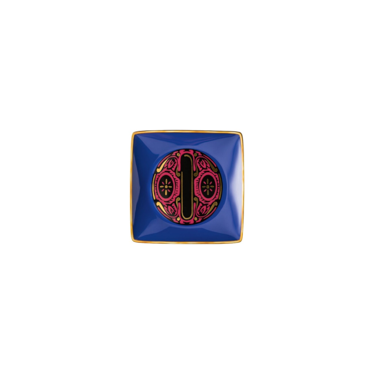 Rosenthal/Versace Πιάτο 12x12 εκ. O σειρά Holiday Alphabet 
 Alphabet by Rosenthal/Versace