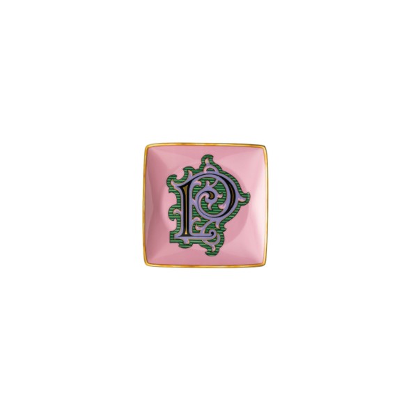 Rosenthal/Versace Πιάτο 12x12 εκ. P σειρά Holiday Alphabet 

