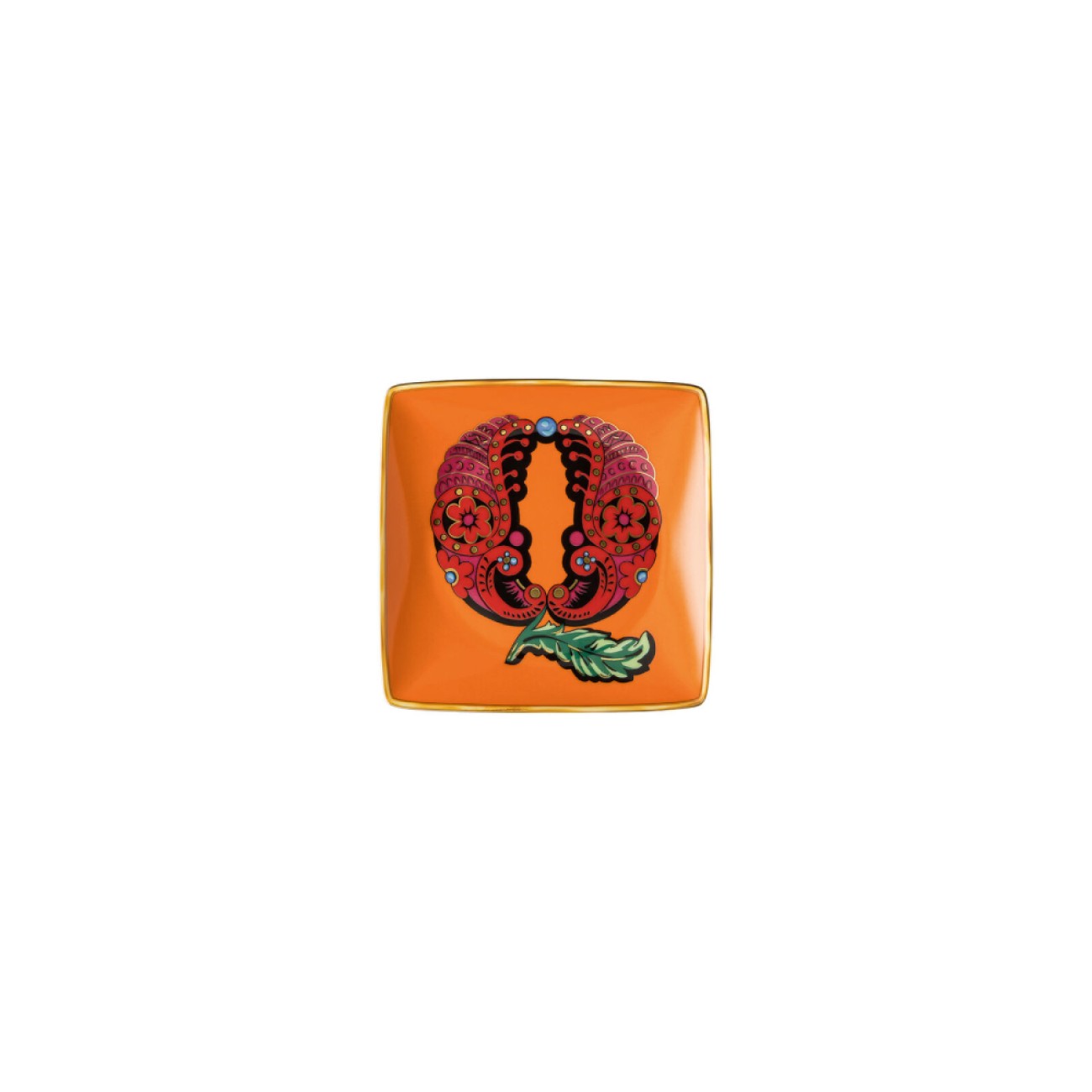 Rosenthal/Versace Πιάτο 12x12 εκ. Q σειρά Holiday Alphabet 
 Alphabet by Rosenthal/Versace