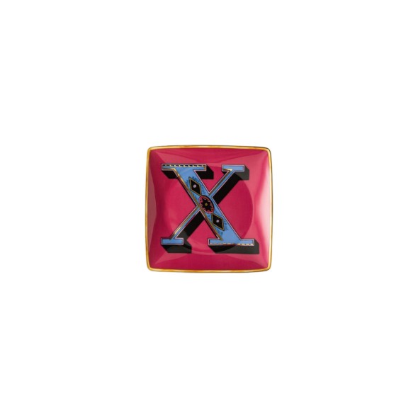 Rosenthal/Versace Πιάτο 12x12 εκ. X σειρά Holiday Alphabet 
