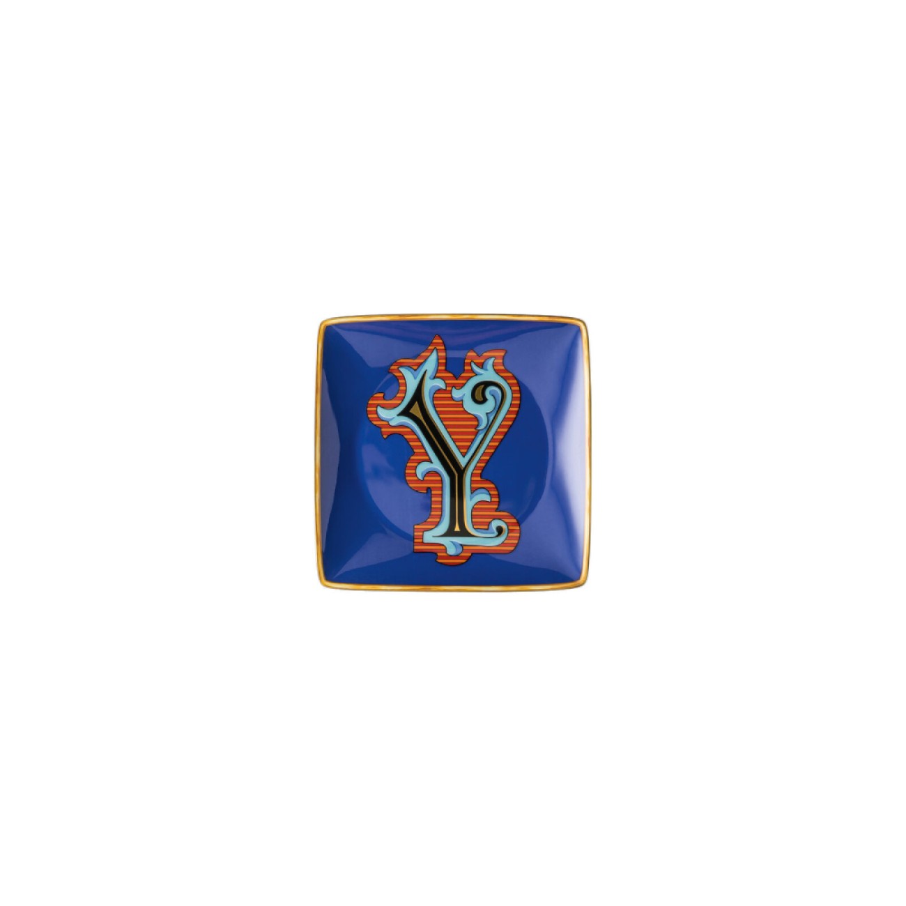 Rosenthal/Versace Πιάτο 12x12 εκ. Y σειρά Holiday Alphabet 
 Alphabet by Rosenthal/Versace