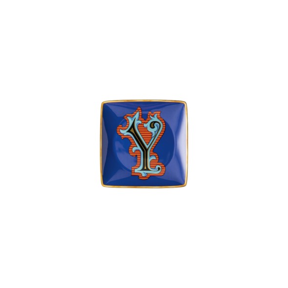 Rosenthal/Versace Πιάτο 12x12 εκ. Y σειρά Holiday Alphabet 
