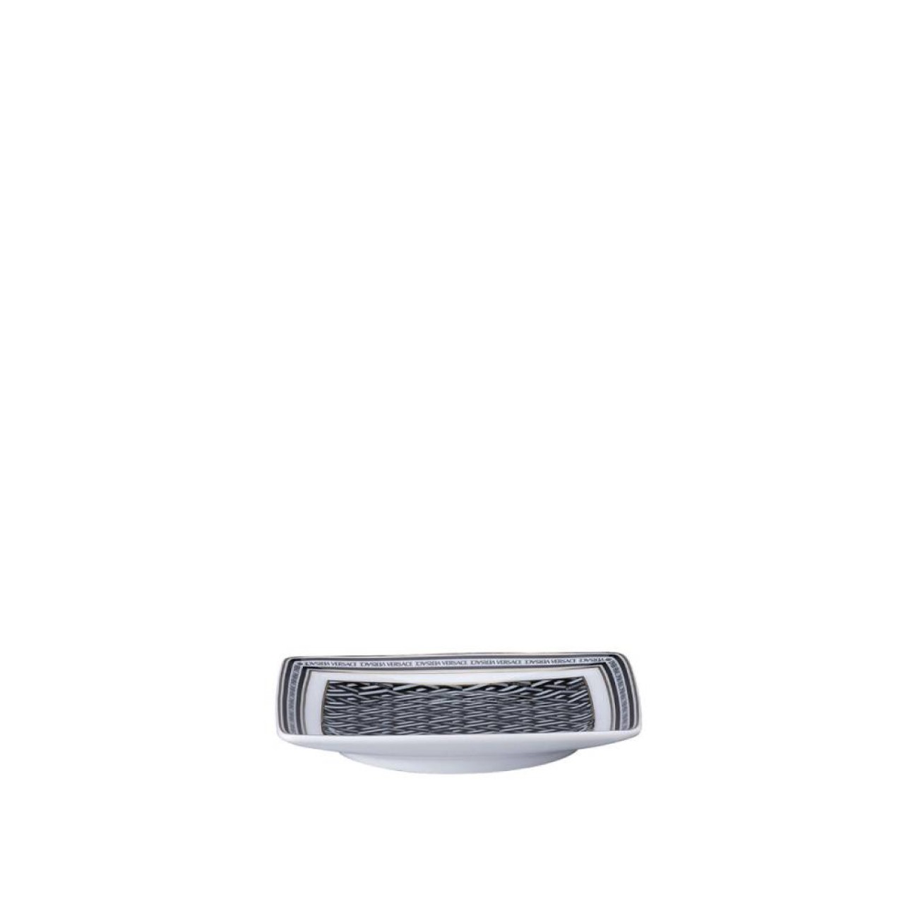 Rosenthal/Versace Πιατέλα 12Χ12εκ. Signature Black σειρά La Greca La Greca by Rosenthal/ Versace
