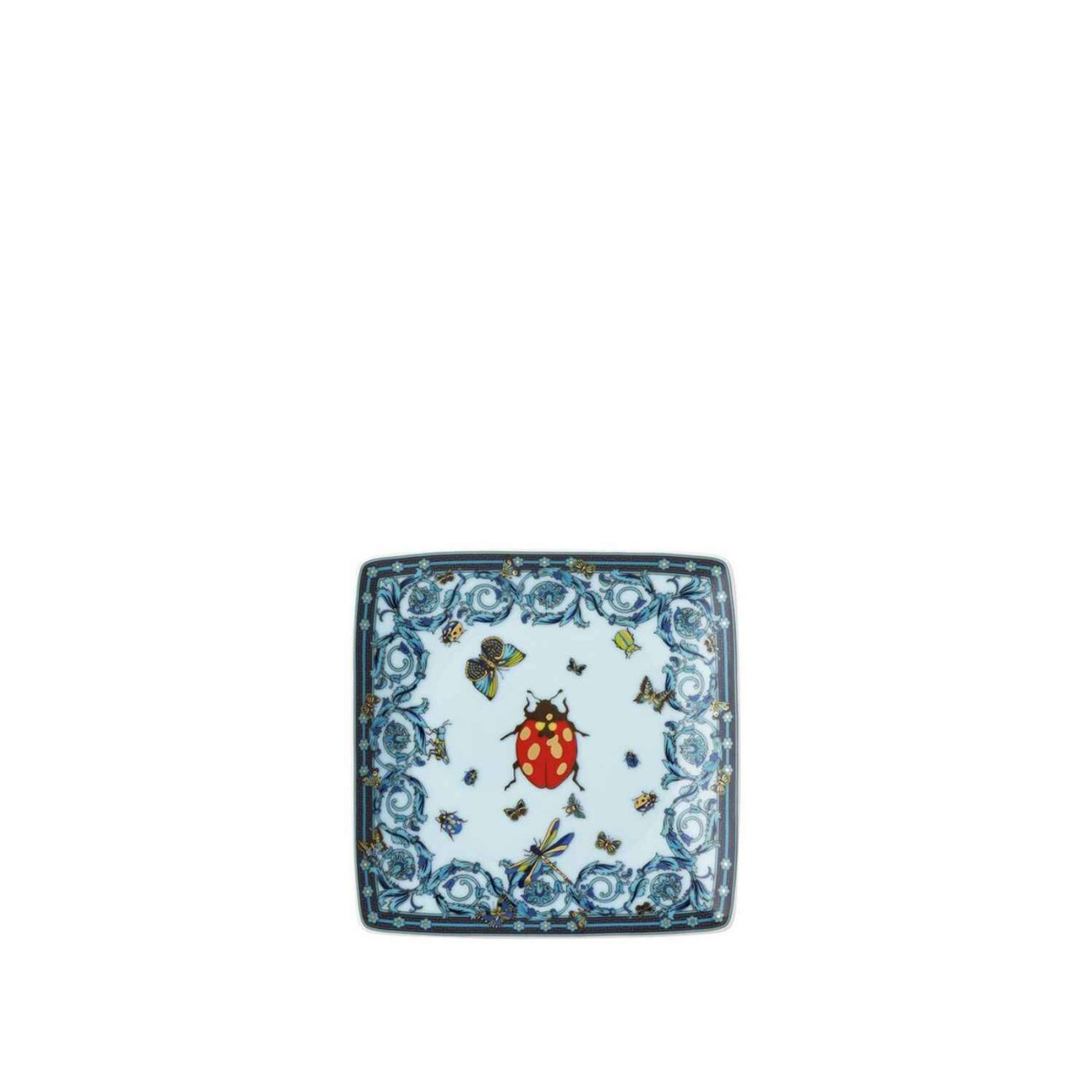 Rosenthal/Versace Πιάτο 12Χ12 εκ. Blue 30 Years σειρά Le Jardin De Versace Le Jardin by Rosenthal/Versace