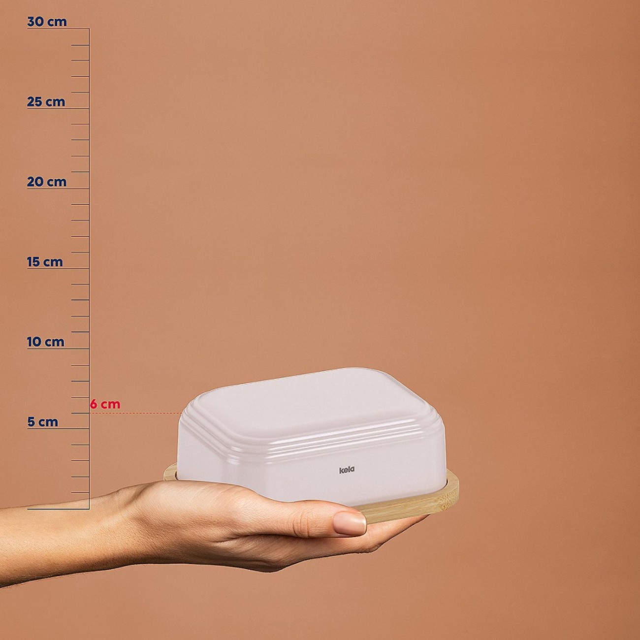 Kela Βουτυριέρα 15,5x11,5εκ σειρά Namur 