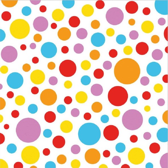 Paperproducts Design - PPD Χαρτοπετσέτα 25x25cm σειρά Dots Multicolor Paperproducts Design - PPD Χαρτοπετσέτα 25x25cm σειρά Dots Multicolor