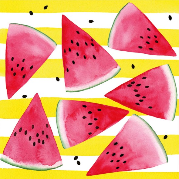 Paperproducts Design - PPD Χαρτοπετσέτα 25x25cm σειρά Melon & Stripe Paperproducts Design - PPD Χαρτοπετσέτα 25x25cm σειρά Melon & Stripe