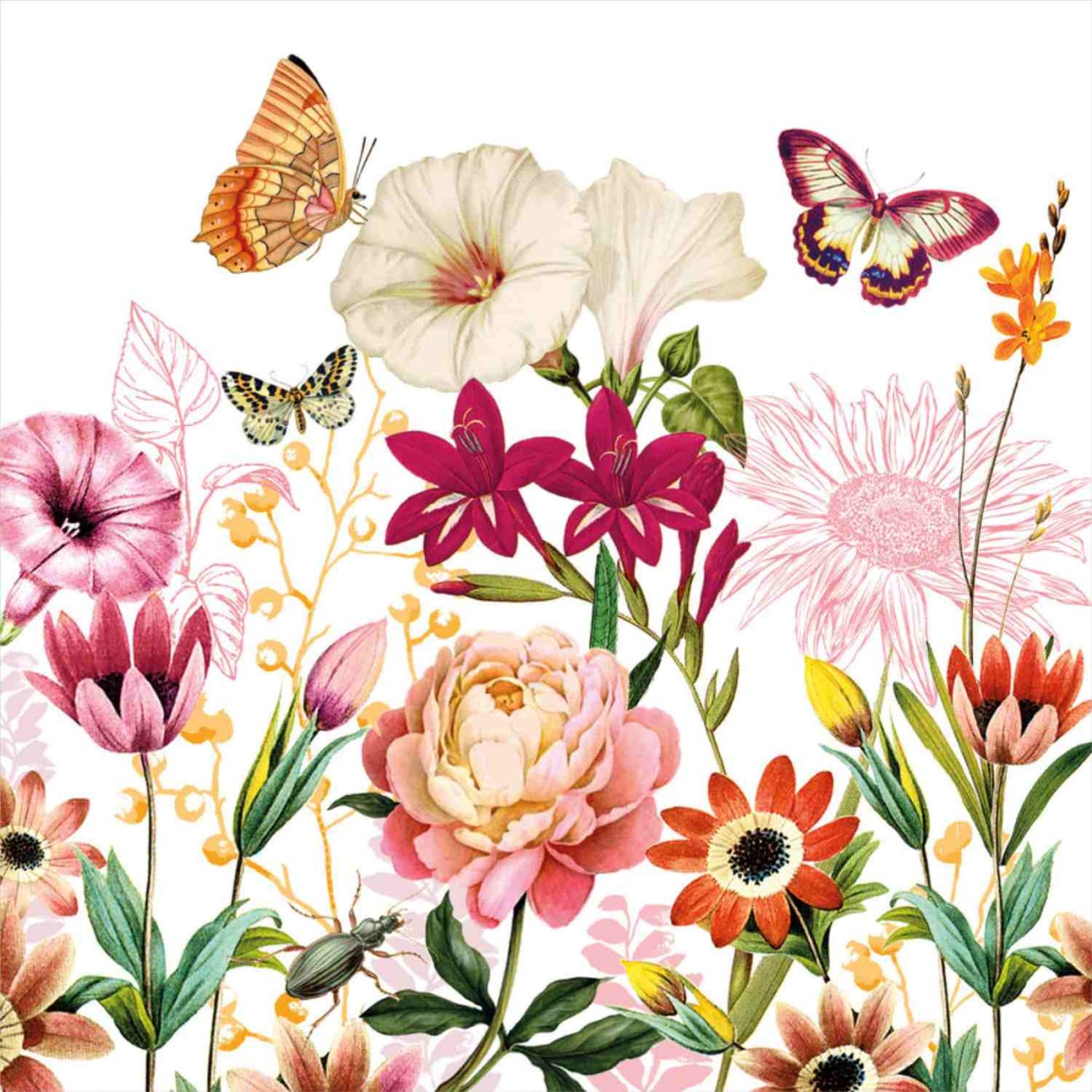 Paperproducts Design - PPD Χαρτοπετσέτα 25x25cm σειρά Illusion Τραπεζομάντηλα/Runner/Σουπλά/Χαρτοπετσέτες