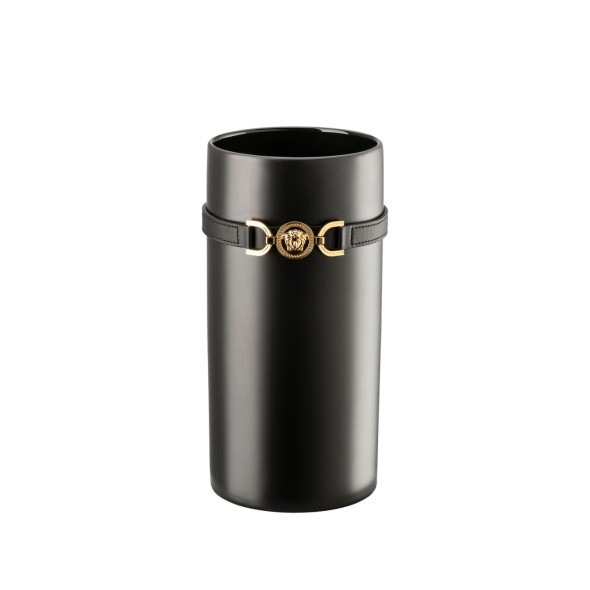 Versace Βάζο 24 εκ. μαύρο σειρά Medusa '95
