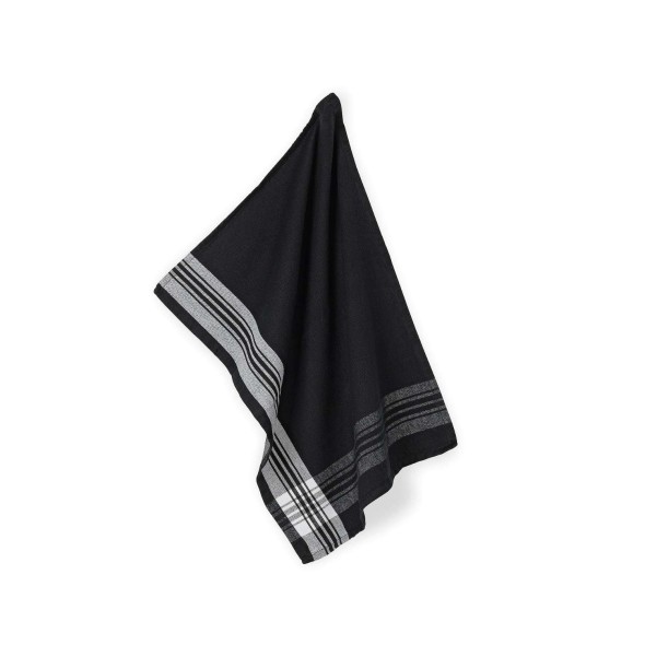 Kela Πετσέτα κουζίνας μαύρη 70x50cm σειρά Gianna