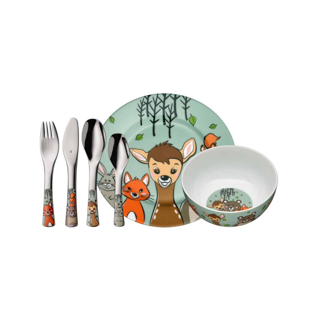 WMF Παιδικό σετ 6 τεμ. σειρά Forest Friends Παιδικά Σετ Φαγητού