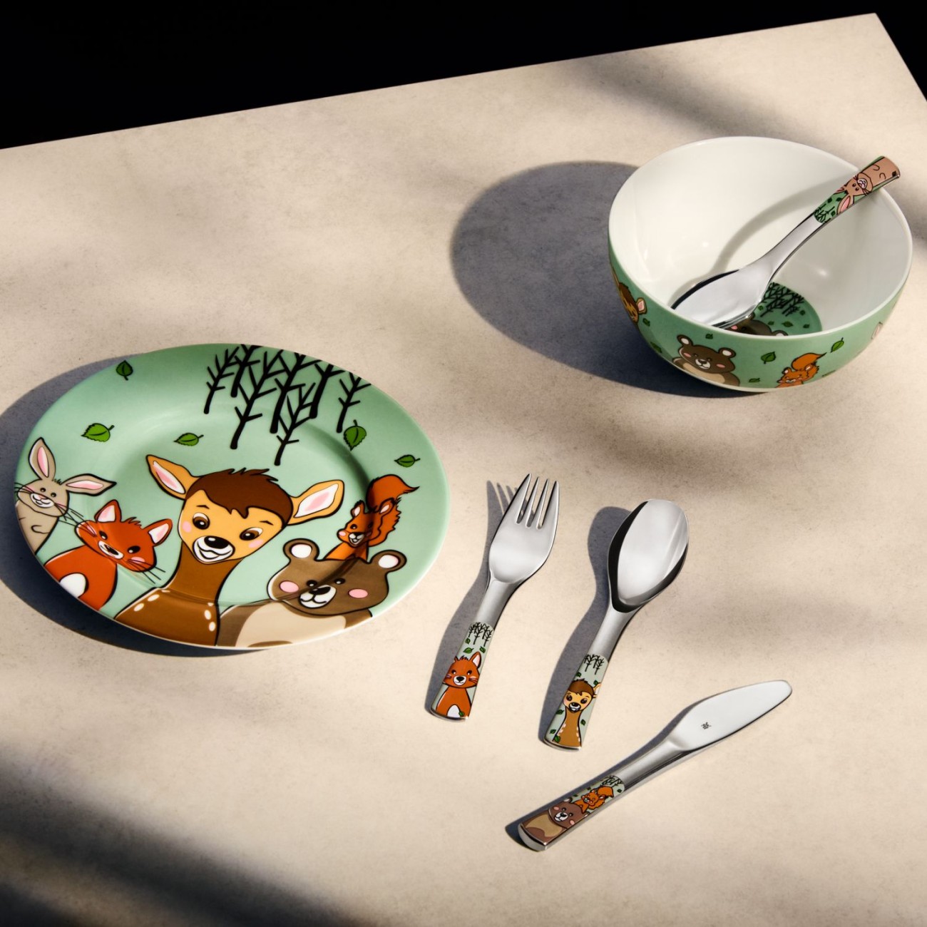 WMF Παιδικό σετ 6 τεμ. σειρά Forest Friends Παιδικά Σετ Φαγητού