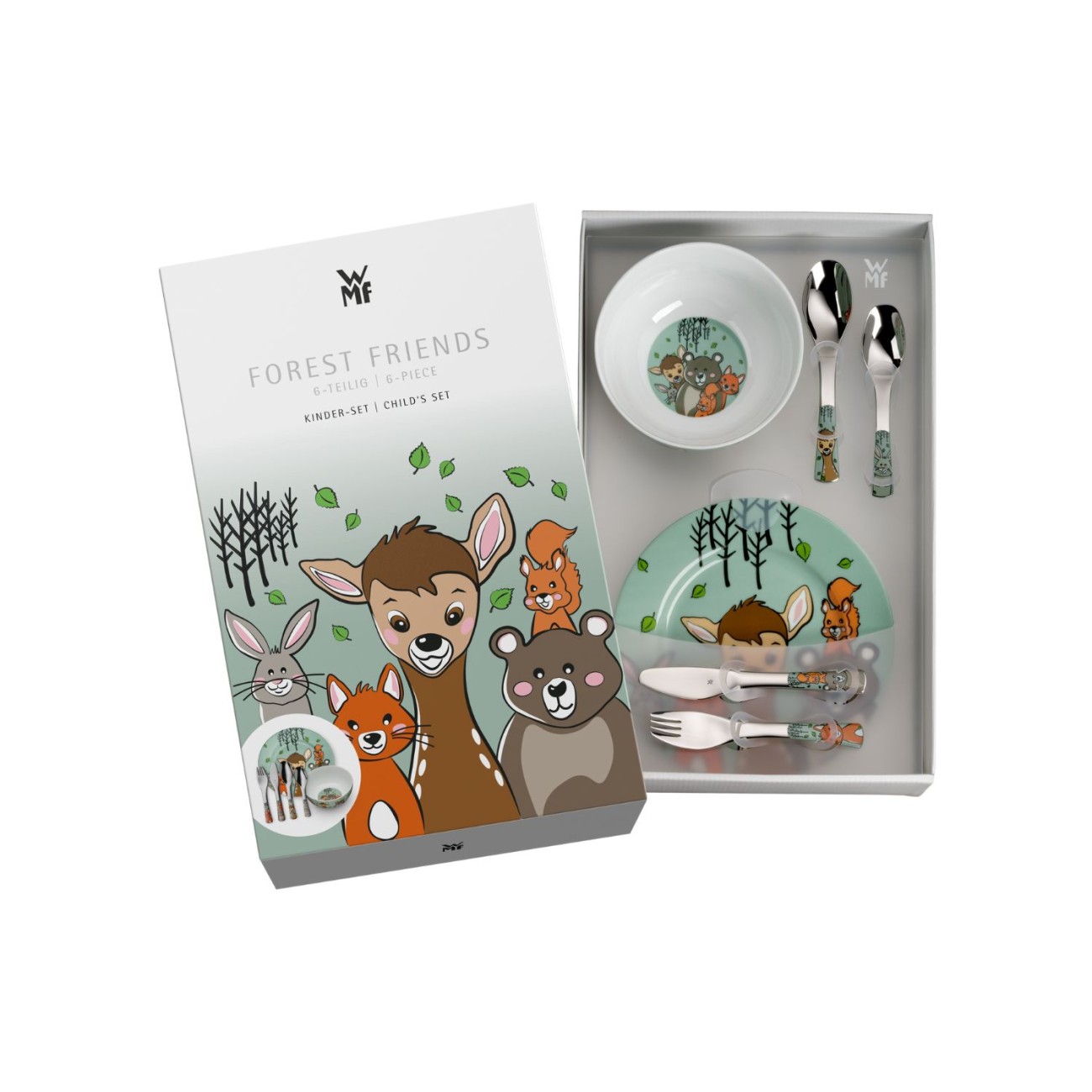 WMF Παιδικό σετ 6 τεμ. σειρά Forest Friends Παιδικά Σετ Φαγητού