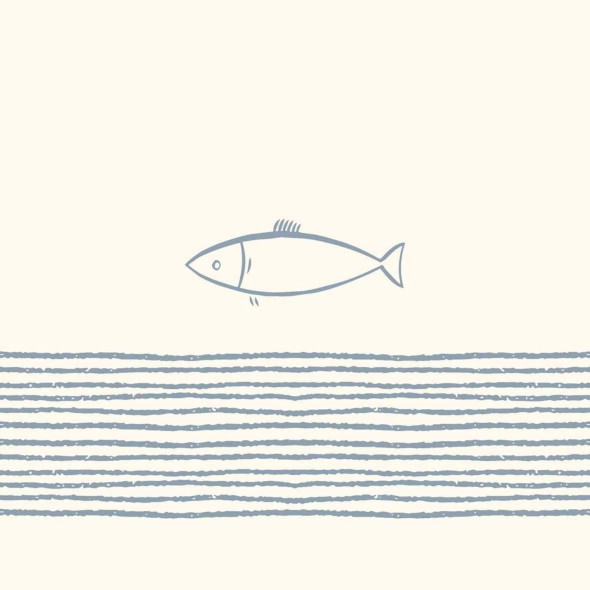 Paperproducts Design - PPD Χαρτοπετσέτα 33x33cm off-white σειρά Pure Fish Paperproducts Design - PPD Χαρτοπετσέτα 33x33cm off-white σειρά Pure Fish