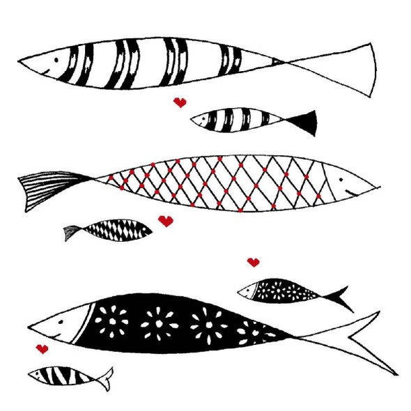 Paperproducts Design - PPD Χαρτοπετσέτα 33x33cm σειρά Atelier Poissons Paperproducts Design - PPD Χαρτοπετσέτα 33x33cm σειρά Atelier Poissons