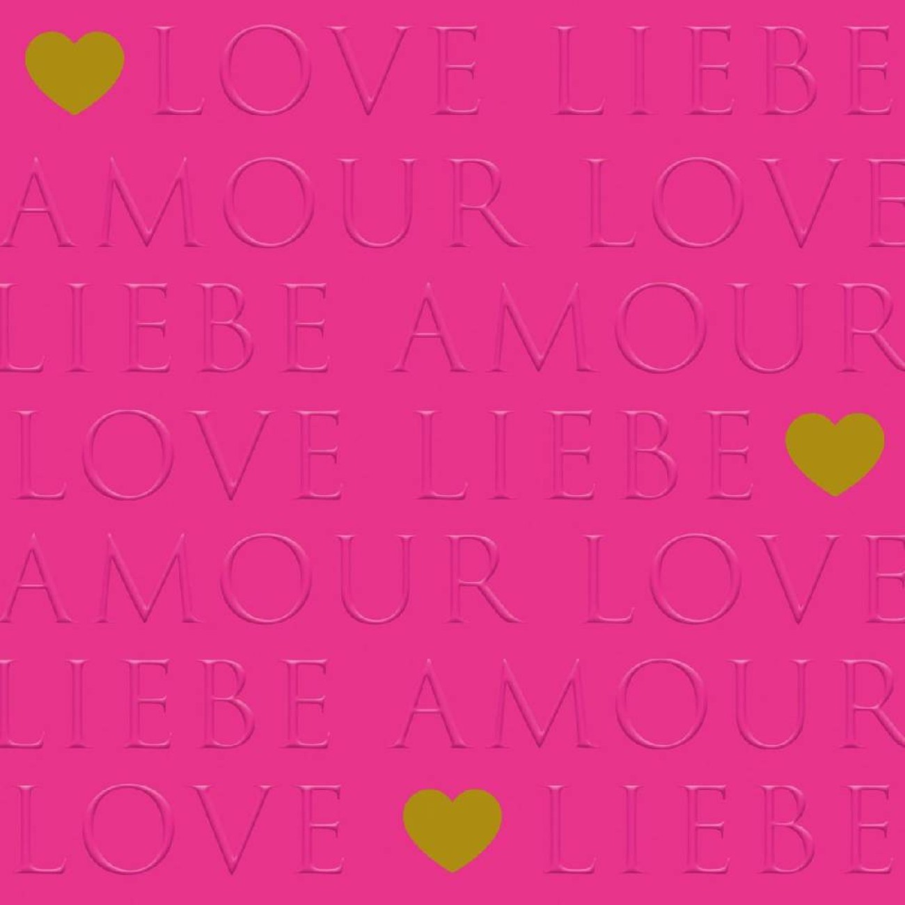 Paperproducts Design - PPD Χαρτοπετσέτα 33x33cm φούξια σειρά Love Letters Αξεσουάρ Σερβιρίσματος