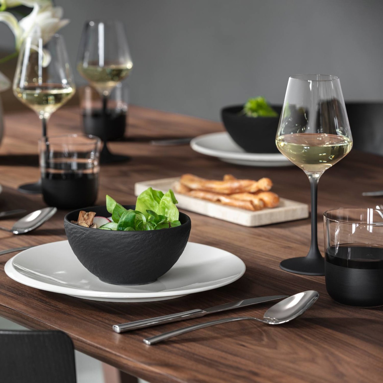 Villeroy & Boch Πιατέλλα παραλληλόγραμμη 25Χ10,5 εκ. stoneware σειρά Manufacture Travertine Αξεσουάρ Σερβιρίσματος