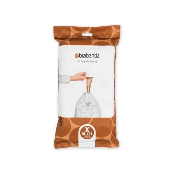 Brabantia Σακούλες 40 τεμ. Code X 10/12 λτ.
Brabantia Σακούλες 40 τεμ. Code X 10/12 λτ.